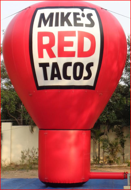 Red Restaurant Inflatable Advertising Balloon