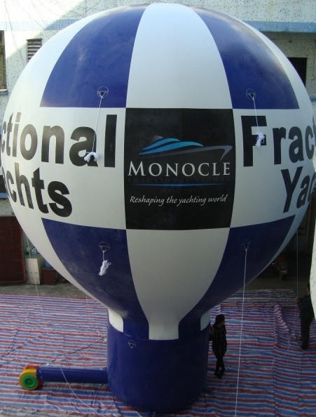 Blue White Rooftop Ad Monocle Balloon