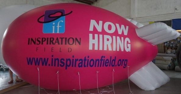 Pink Advertising If Inspiration Blimp