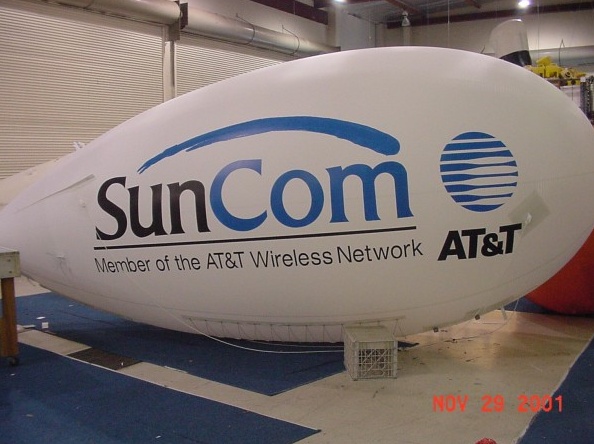White Advertising Suncom Blimp