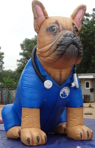 Black Blue Yellow Custom Inflatable