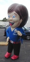 Blue Black Custom Inflatable