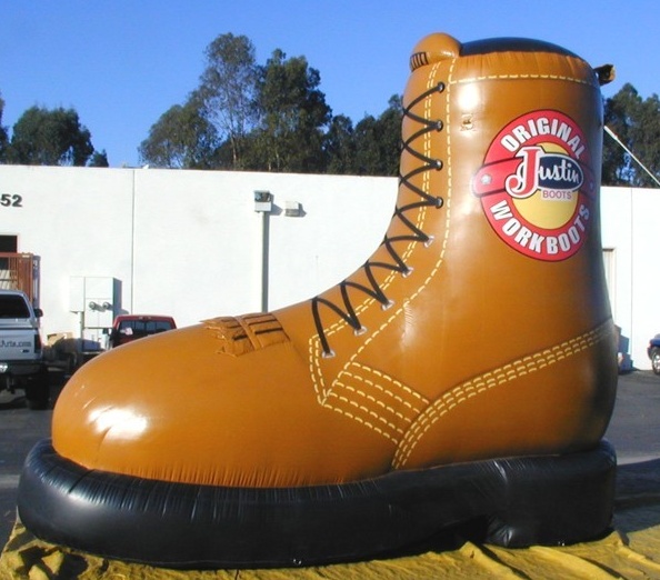 Brown Custom Original Workboots Inflatable