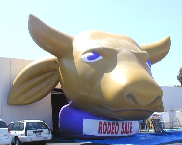 Brown Custom Rodeo Sale Inflatable