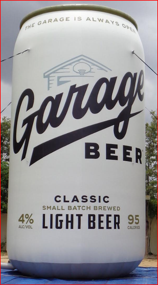 25ft Custom Inflatable Giant Beer Can Replica