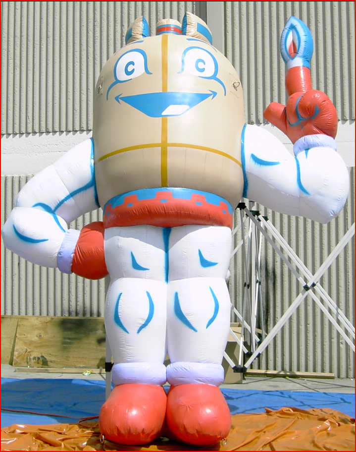 Custom Inflatable Mascot Character for Gas Company