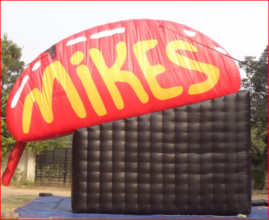 Custom Inflatable Taco Building Topper for Mexican Restaurant