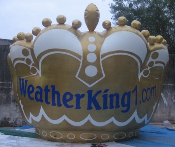 Golden White Custom Weather King Inflatable