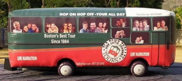 Green Red Custom Bostons Best Tour Inflatable