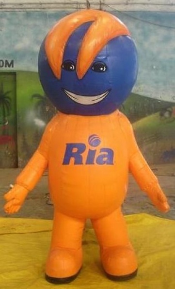 Orange Purple Custom Ria Inflatable