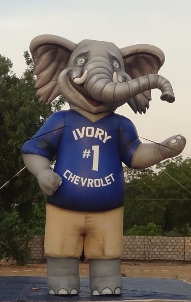 Purple Skin Colour Custom Ivory Vherolet Inflatable