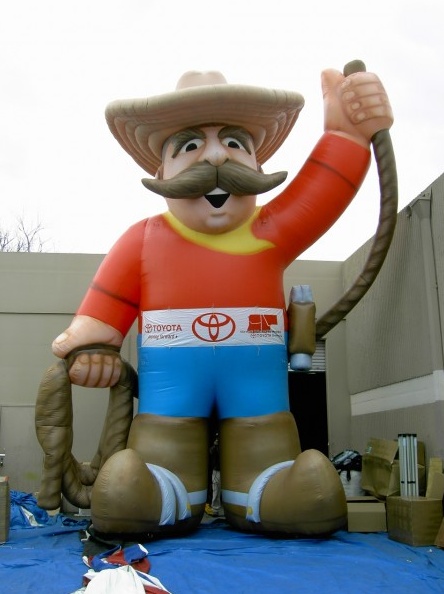 Red White Blue Custom Toyota Inflatables