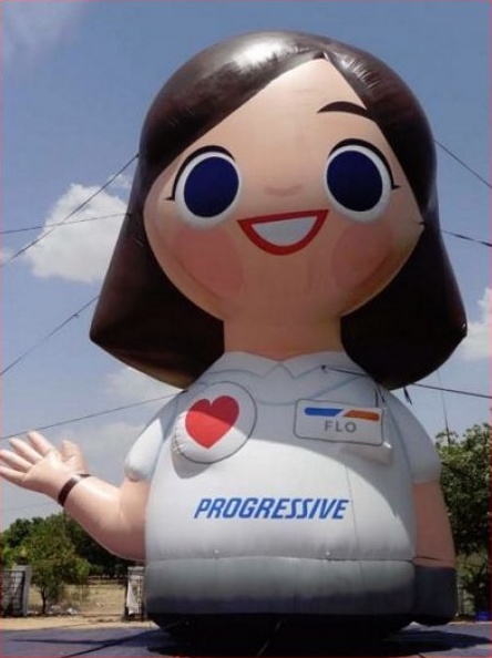 Red White Custom Progressive Inflatable