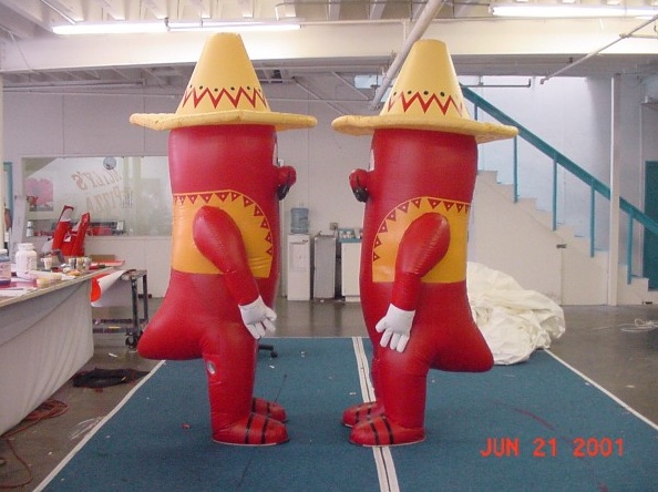 Red Yellow Custom Inflatable