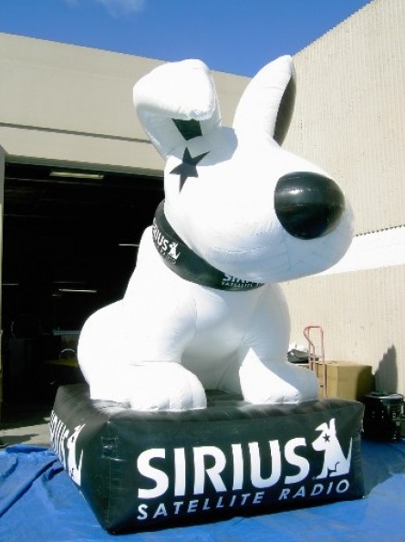 White Black Custom Sirius Inflatables
