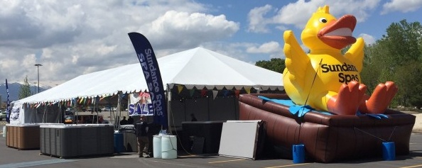 Yellow Red White Custom Inflatables