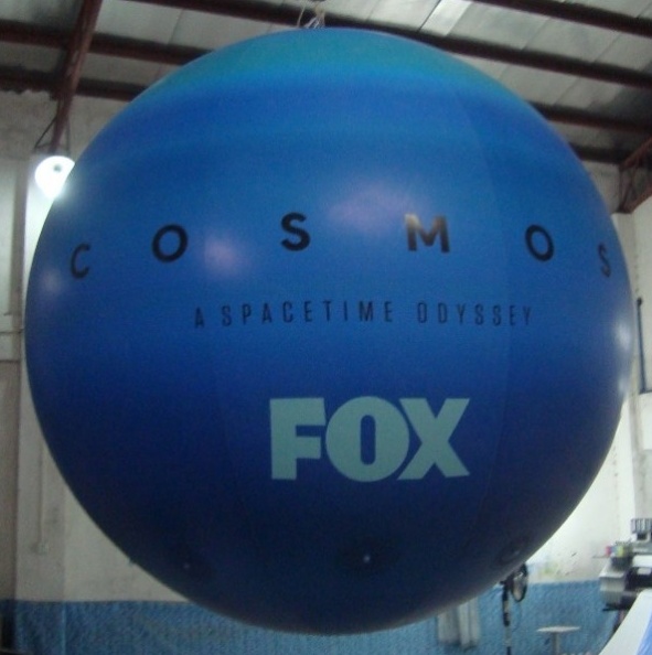 Blue Helium Cosmo Fox Sphere