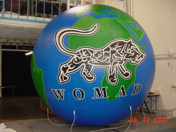 Green Blue Helium Woamd Sphere