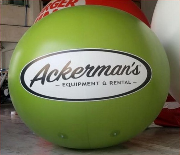 Green White Helium Ackermans Sphere