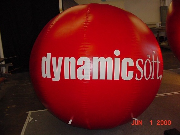 Red Helium Dynamic Soft Sphere