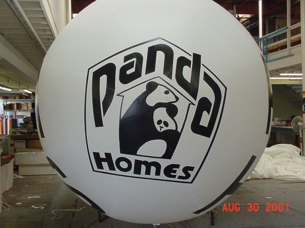 White Black Helium Panda Homes Sphere