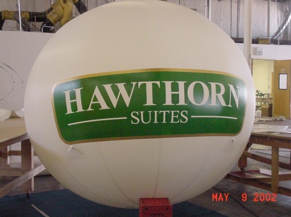White Green Helium Hawthorn Suites Sphere