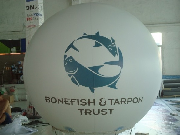 White Helium Bonefish Tarpon Trust Sphere