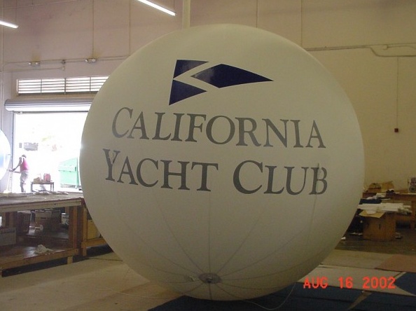 White Helium California Yachat Club Sphere