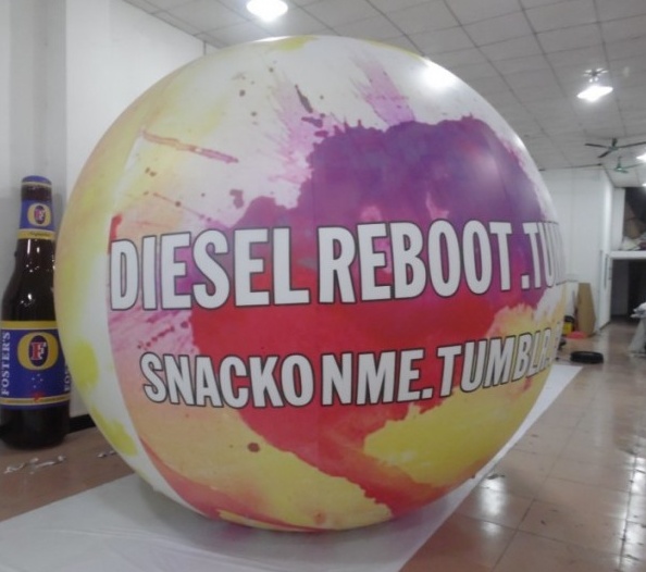 Yellow Purple Red Helium Diesel Reboot Sphere