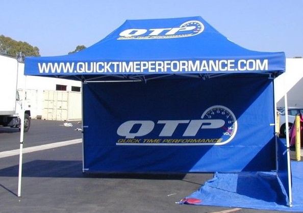 Blue Custom Qtp Tent