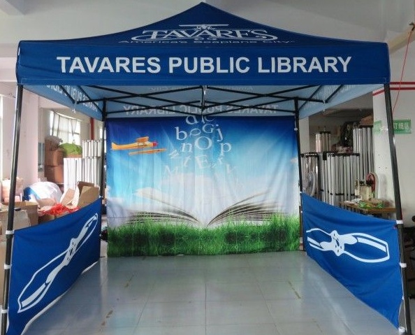 Blue Custom Tavares Tent