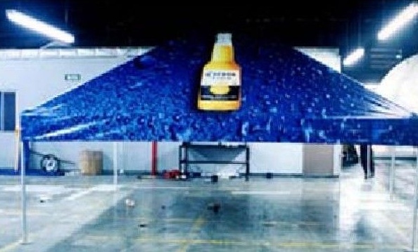 Blue Custom Tent