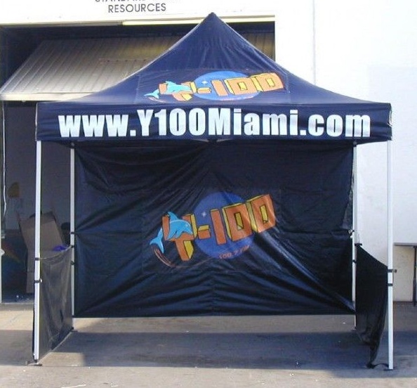 Blue Custom Y100Miami Tent