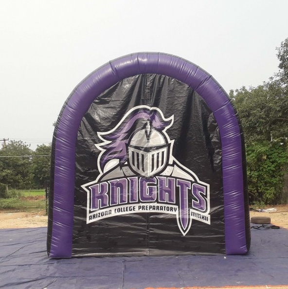 Black Purple Football Kinghts Tunnel