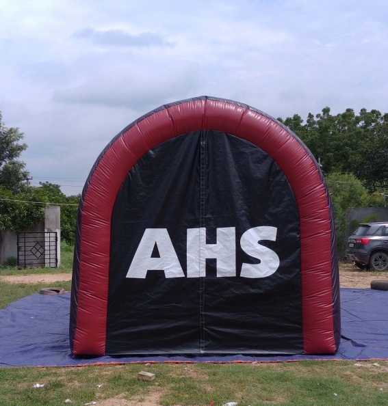Black Red Football Ahs Tunnel
