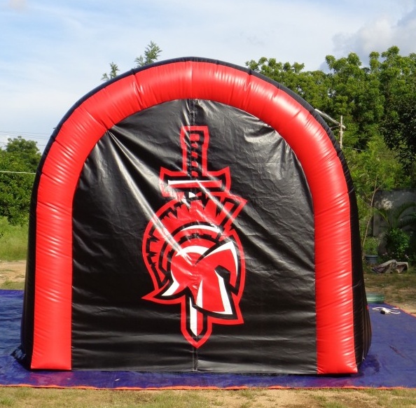Black Red Football Tunnel