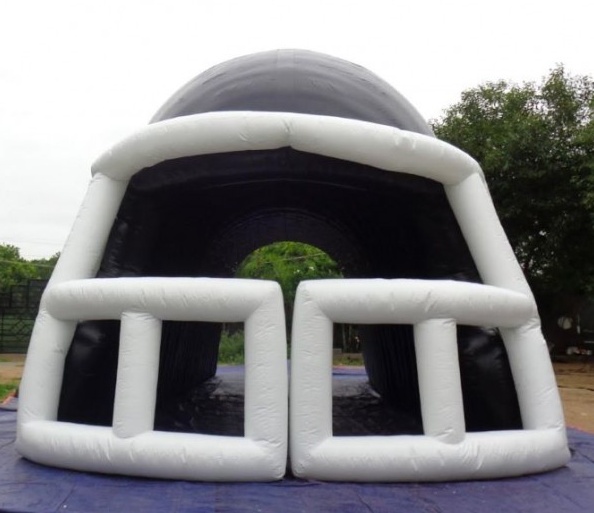 Black White Football Tunnel