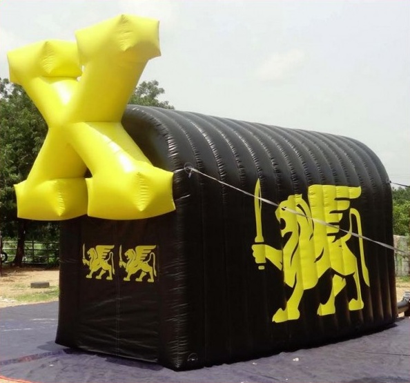 Black Yellow Football X Tunnel