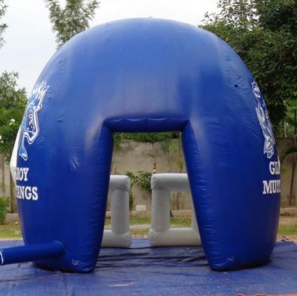 Blue White Football Gilroy Tunnel