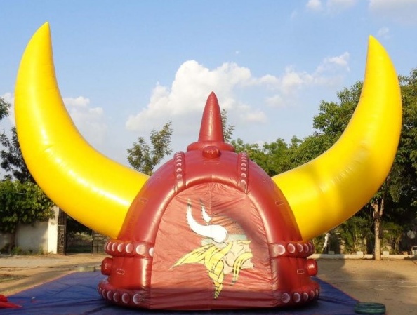 Red Yellow Football Tunnel