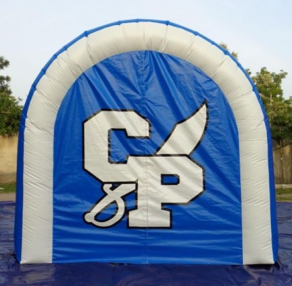 White Blue Football Cp Tunnel