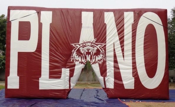 White Red Football Plano Tunnel